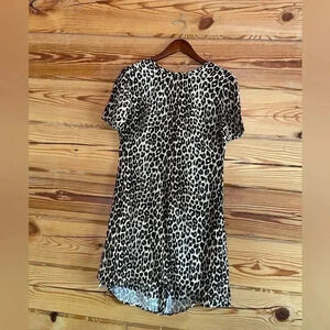 Equipment silk cheetah animal print  dress​​​​​ size small